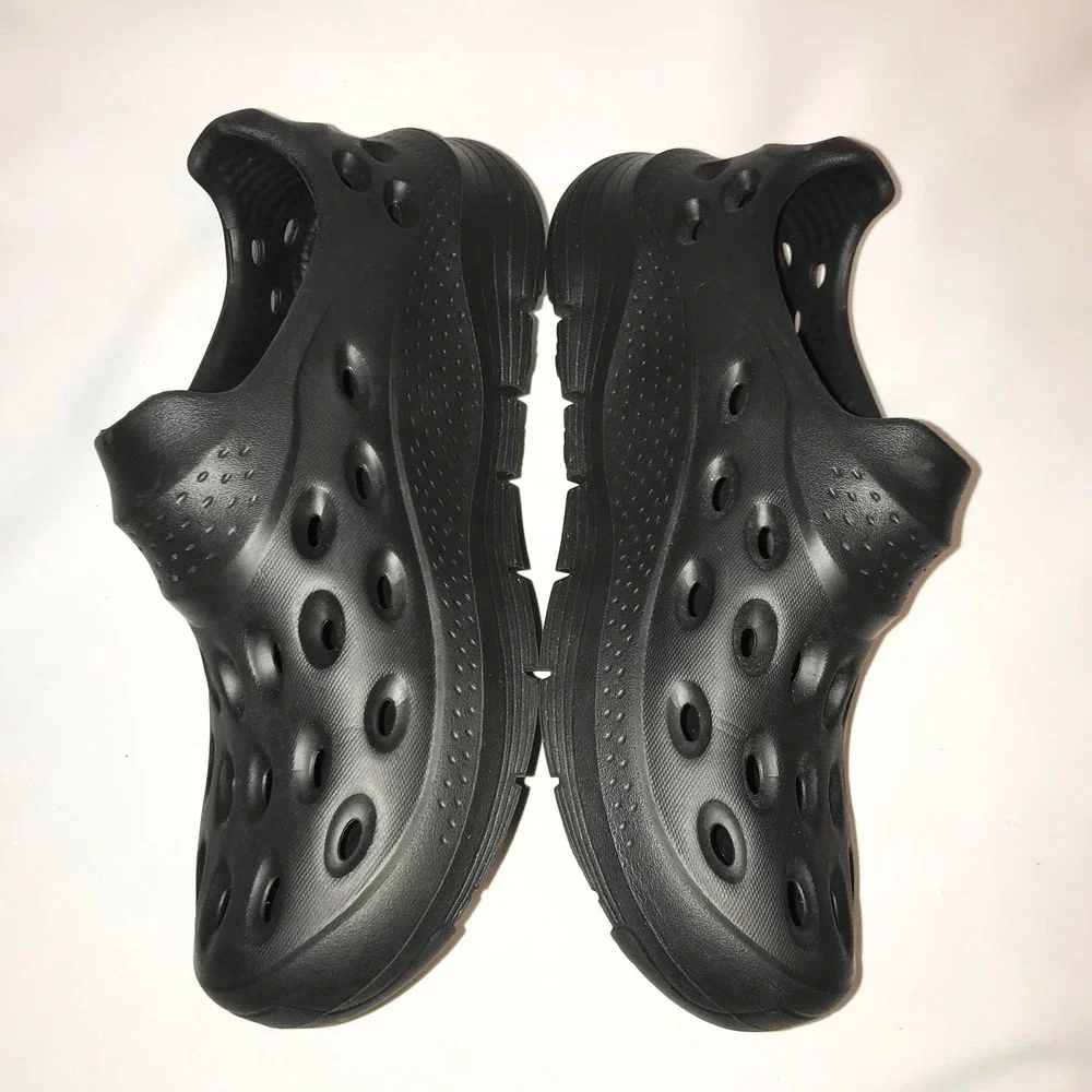 Skechers GO FOAM‎ Arch Fit Black Slip On Clogs Mens 9.5 Womens 11.5 Lux Foam